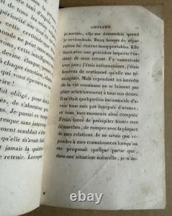 1824. Adolphe, Benjamin Constant, 3rd Edition, Contemporary Half-Leather Binding