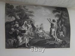 1856 SUPERB PARISIAN MISSAL + Period Box Engravings by Rouargue Prayer Bible