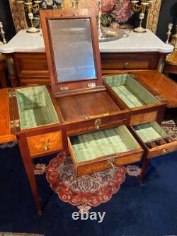 18th Century Dressing Table with Louis XVI Marquetry Decoration