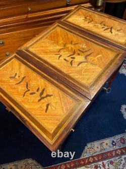 18th-century dressing table with Louis XVI marquetry decoration