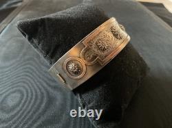 19th-Century Antique Bracelet in Silver and Gold