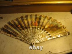 19th Century Antiques Napoleon III Period Fan Sold in Its Box