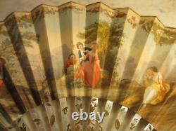 19th Century Antiques Napoleon III Period Fan Sold in Its Box