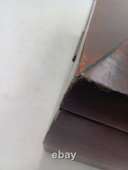 19th Century Charles X Mahogany Tea Box Set Dimensions 36x20x18cm