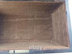 19th Century Charles X Mahogany Tea Box Set Dimensions 36x20x18cm