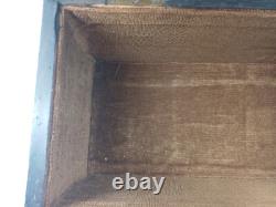 19th Century Charles X Mahogany Tea Box Set Dimensions 36x20x18cm