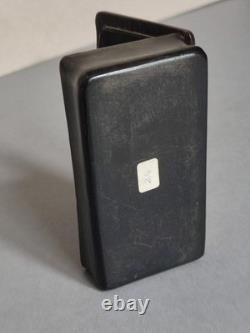 19th Century Compressed Horn Snuff Box with Tortoiseshell Veneer