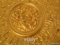 19th Century Gilded Bronze Centerpiece 24cm High Napoleon III Period 19th Century Gilded Bronze Centerpiece 24cm High Napoleon III Period