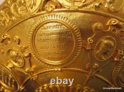 19th Century Gilded Bronze Centerpiece 24cm High Napoleon III Period 19th Century Gilded Bronze Centerpiece 24cm High Napoleon III Period