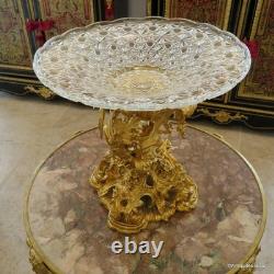 19th Century Gilded Bronze Cut Table Centerpiece 31cm High Napoleon III Era
