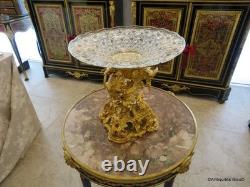 19th Century Gilded Bronze Cut Table Centerpiece 31cm High Napoleon III Era