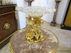 19th Century Gilded Bronze Cut Table Centerpiece 31cm High Napoleon III Era