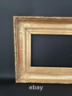 19th Century Golden Wooden Frame In Empire Style