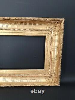 19th Century Golden Wooden Frame In Empire Style