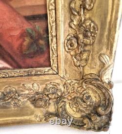 19th Century Painting and Frame, Oil Painting from the Romantic Era circa 1830/1840 19th Century Painting and Frame, Oil Painting from the Romantic Era circa 1830/1840