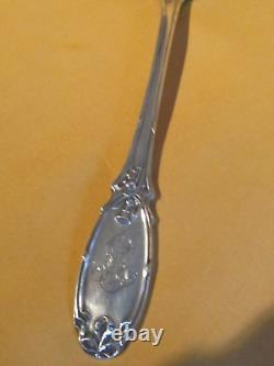 19th Century Silver Ice Cream Scoop Spoon, Minerva Mark, 75 Grams