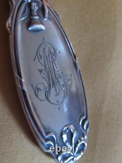 19th Century Silver Ice Cream Scoop Spoon, Minerva Mark, 75 Grams