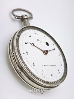 19th Century Solid Silver Rooster Gusset Watch