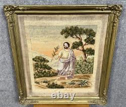 19th Century Tapestry Depicting Saint Joseph