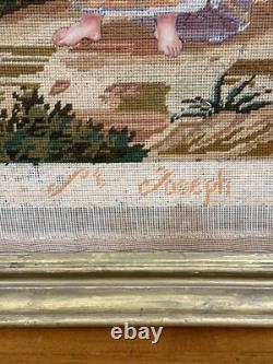19th Century Tapestry Depicting Saint Joseph