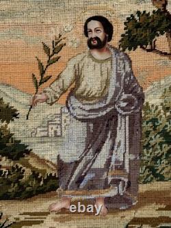 19th Century Tapestry Depicting Saint Joseph