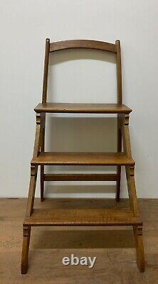 19th Century Walnut Library Staircase