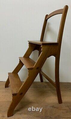 19th Century Walnut Library Staircase