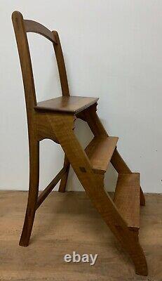 19th Century Walnut Library Staircase