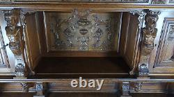 19th century walnut Renaissance buffet