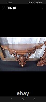 2 Console/Shelves 19th Century Signed Guéret Brothers Paris. Napoleon III Period
