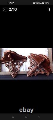 2 Console/Shelves 19th Century Signed Guéret Brothers Paris. Napoleon III Period