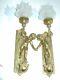 2 Gilded Bronze Sconces Louis Xvi Era Cherubs Nineteenth Em Recen Electrification