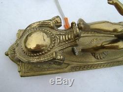 2 Gilt Bronze Sconces Louis XVI Cherubs Time XIX Em Electrification Recen