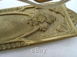 2 Gilt Bronze Sconces Louis XVI Cherubs Time XIX Em Electrification Recen