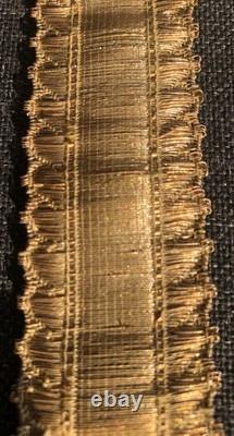 21 M of silk and gold thread trimmings from the Napoleon III era