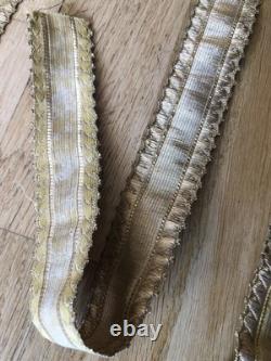 21 M of silk and gold thread trimmings from the Napoleon III era