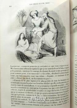 3/3 Grief Somewhat Dated, Illustrations Arabian Nights, Bourdin, 1840