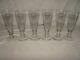 6 Cut Crystal Flutes From Baccarat, Caton Model, Late 19th Century