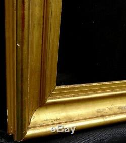 # 626 Framework Xixth Wood And Stucco Golden Frame For 80.4 X 65.2 CM