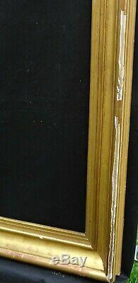 # 626 Framework Xixth Wood And Stucco Golden Frame For 80.4 X 65.2 CM