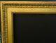# 713 Framework Early Wood Xixth And Stucco Golden Frame For 66.3 X 55 Cm