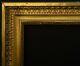 # 714 Framework Early Wood Xixth And Stucco For Golden Frame 65 X 54.8 Cm