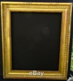 # 714 Framework Early Wood Xixth And Stucco For Golden Frame 65 X 54.8 CM