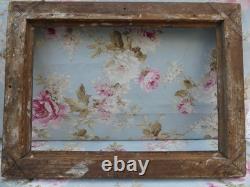 ANTIQUE PRETTY FRAME RESTORATION PERIOD CHARLES X WOOD GILDED STUCCO 19th CENTURY