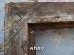 ANTIQUE PRETTY FRAME RESTORATION PERIOD CHARLES X WOOD GILDED STUCCO 19th CENTURY