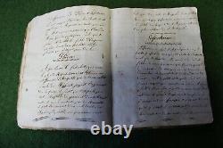 Abbreviated Manuscript Book of the Rules of French Versification Era 1st Empire