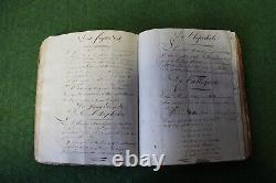 Abbreviated Manuscript Book of the Rules of French Versification Era 1st Empire