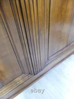 About Louis XVI Armoire with Fluting in Solid Cherry, Late 19th Century