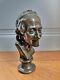 After Houdon Bronze Bust Of Voltaire 19th Century Philosopher France