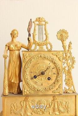 Allegory Pendule Of Music Period 19th